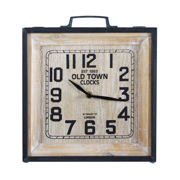 Brambly Cottage Livistona Wall Clock Wayfair.co.uk